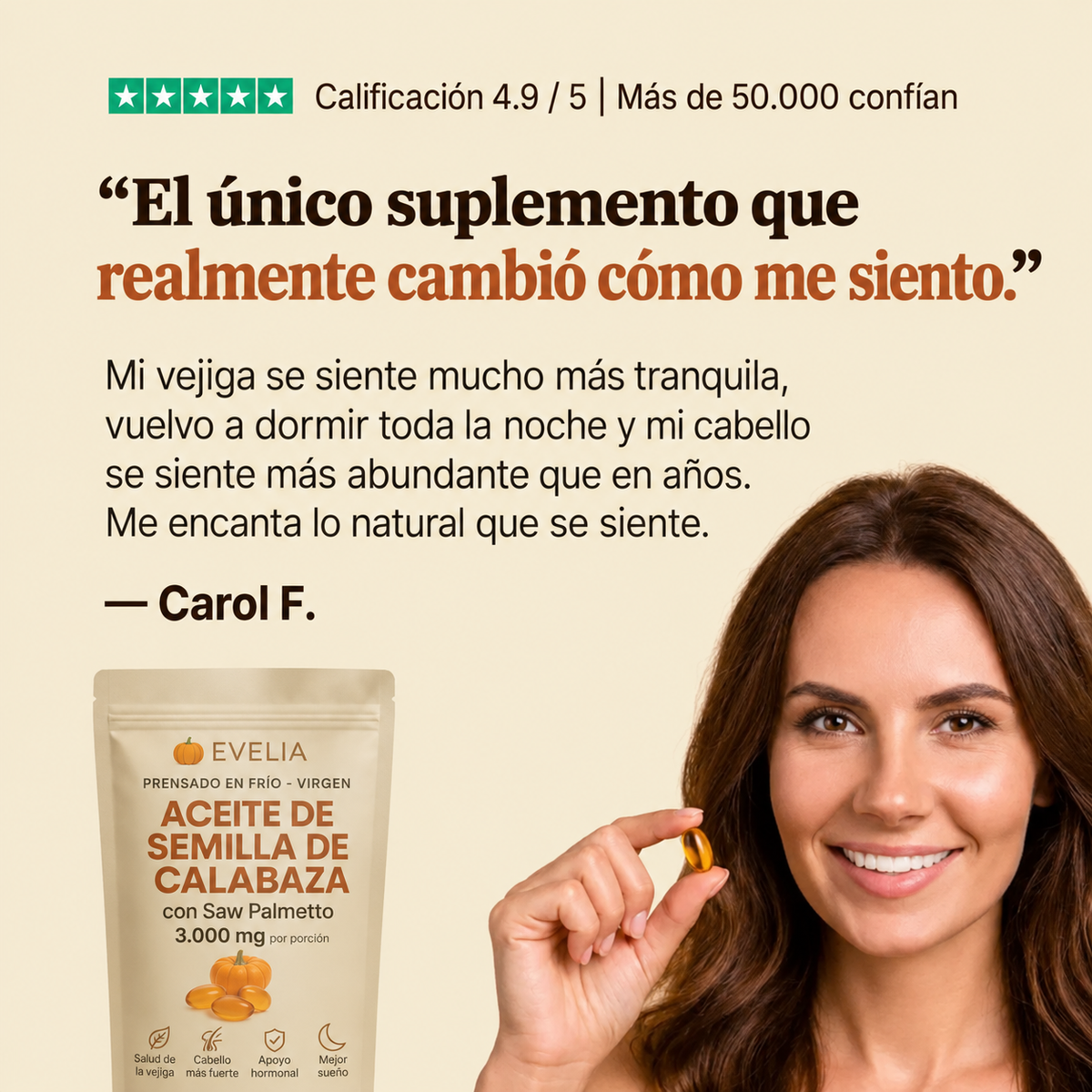 Capsulas Semilla Calabaza