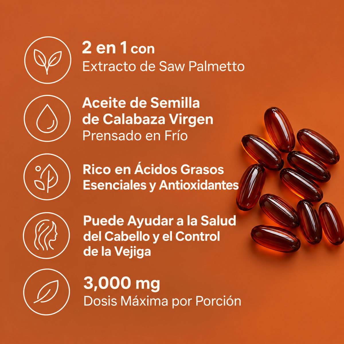 Capsulas Semilla Calabaza